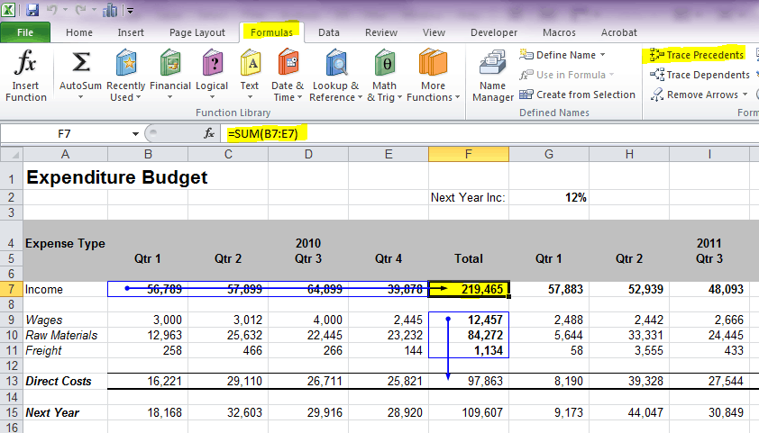 Microsoft Excel: A Guide To Auditing Formulas To Ensure They're Correct