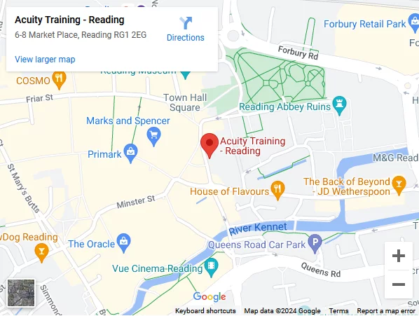 Acuity Training Reading Location