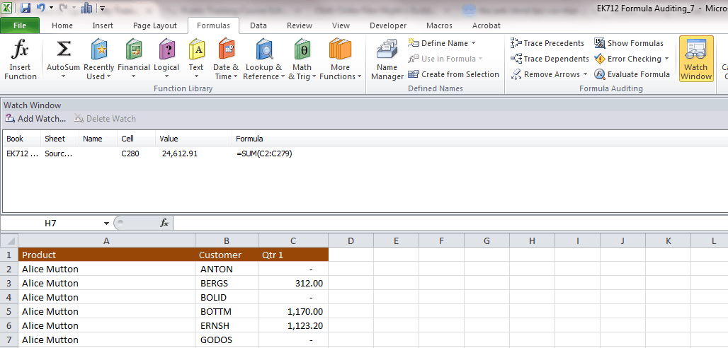 Microsoft Excel: A Guide To Auditing Formulas To Ensure They're Correct