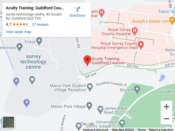 Acuity Training Guildford Location