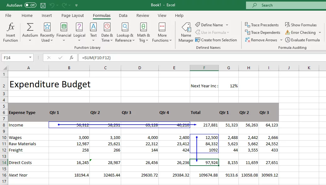 Microsoft Excel: A Guide To Auditing Formulas To Ensure They're Correct