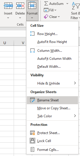 Microsoft Excel How To Rename A Worksheet Acuity Training 3962