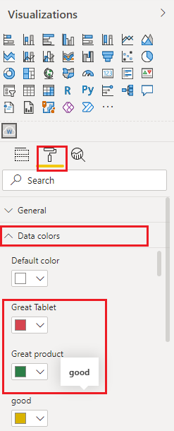 Specifying word colours for specific words in a word cloud.