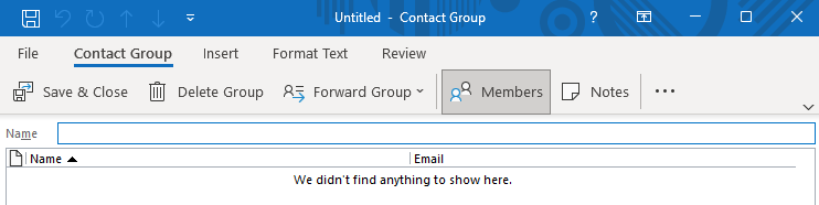 how to create group in outlook 2006