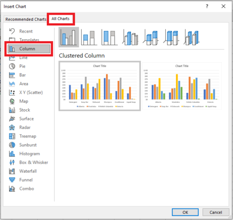 How To Make A Stacked Bar Or Column Chart (5 Minutes Or Less!)