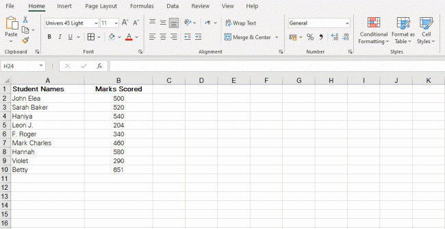 Inserting A Check Mark (Tick ) Symbol in Excel - Acuity Training