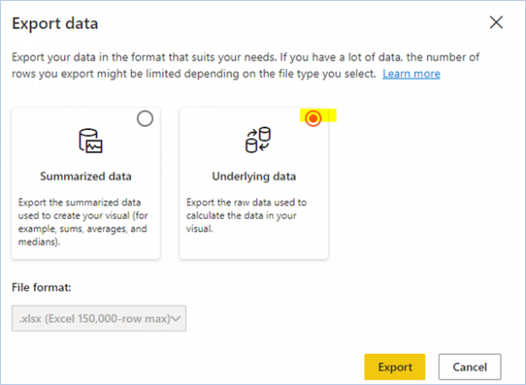 How To Export From Power BI To Excel - Acuity Training