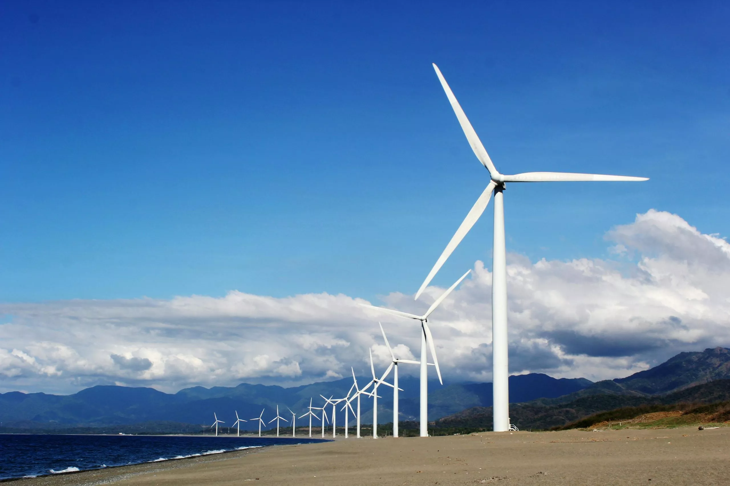 Wind turbine stock image
