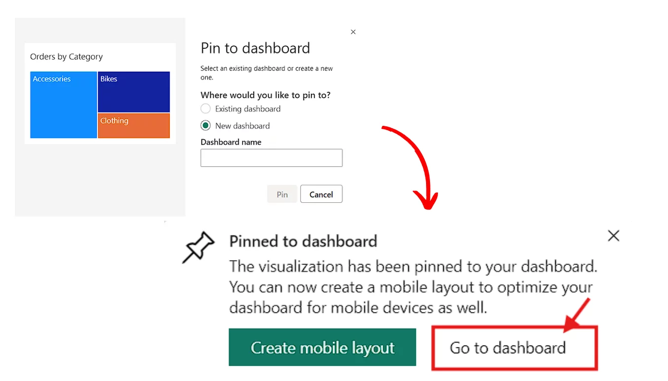 Pinning Tiles To A Dashboard