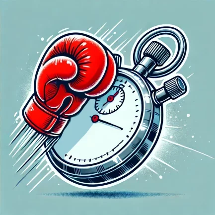 Timeboxing graphic cartoon