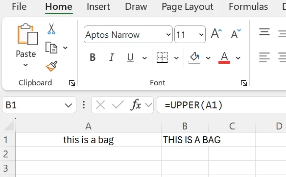 Simple piece of data of the word