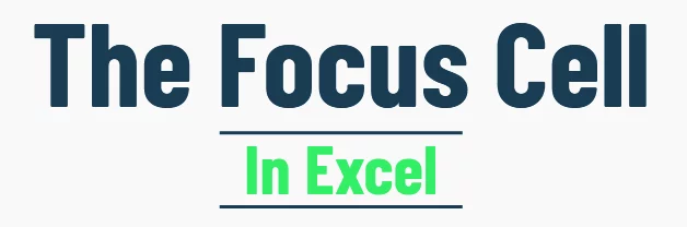 Focus Cell in Excel banner image